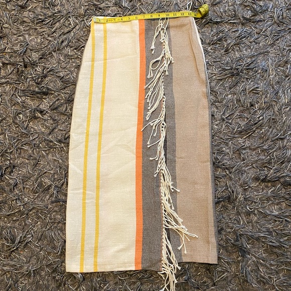 Zara striped skirt with fringes - Picture 15 of 15